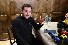 Briefing by Volodymyr Zelenskyy in Munich